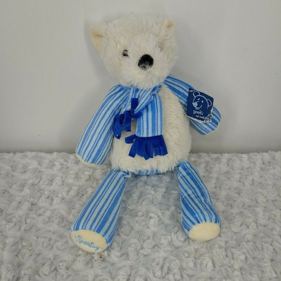 Scentsy Other - scentsy buddy pooki plush bear sachet holder white
